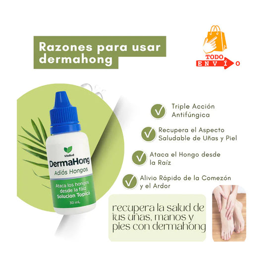 3x1 DermaHong™ (GOTAS ANTIHONGOS PARA UÑAS)