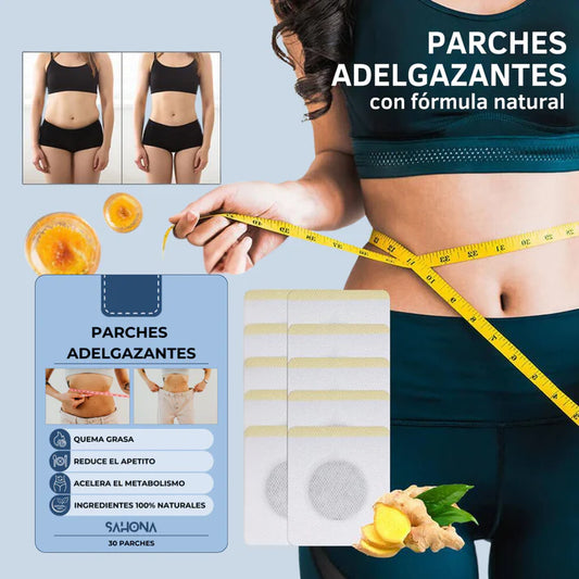 x30 PARCHES ADELGAZANTES Slim CON FÓRMULA NATURAL