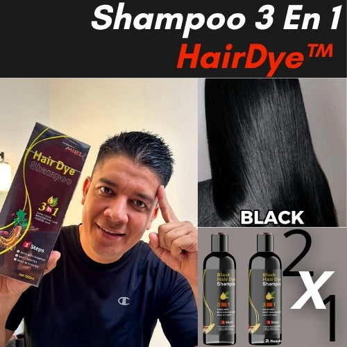 2x1  HairDye™ (Shampoo 3 En 1)