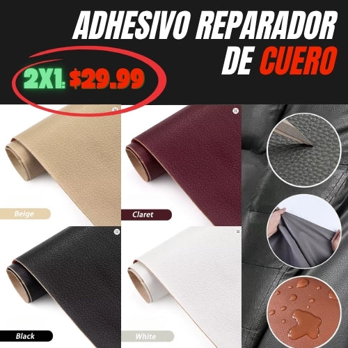 2x1  ADHESIVO REPARADOR DE CUERO  (50CM X 150CM)